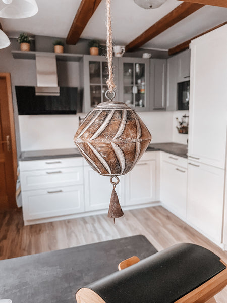 Holzanhänger Cube - DekoEule- Onlineshop für Landhausdeko, Deko Landhausstil, Farmhausdeko, Landhausstil Deko