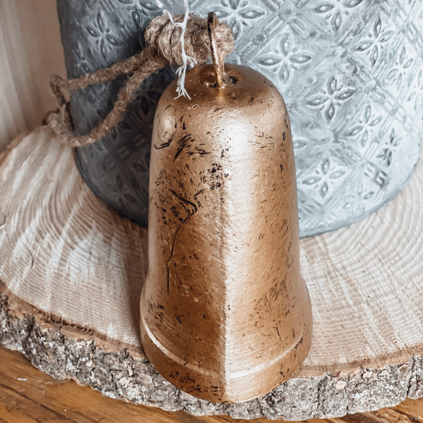 goldene Glocke - DekoEule- Onlineshop für Landhausdeko, Deko Landhausstil, Farmhausdeko, Landhausstil Deko