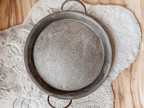 Zinkteller, Zinktablett - DekoEule- Onlineshop für Landhausdeko, Deko Landhausstil, Farmhausdeko, Landhausstil Deko