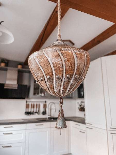 Holzanhänger Kreisel - DekoEule- Onlineshop für Landhausdeko, Deko Landhausstil, Farmhausdeko, Landhausstil Deko