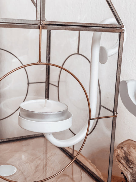 Kerzenhalter Teelicht - DekoEule- Onlineshop für Landhausdeko, Deko Landhausstil, Farmhausdeko, Landhausstil Deko