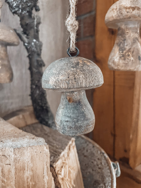 Holzanhänger Pilz - DekoEule- Onlineshop für Landhausdeko, Deko Landhausstil, Farmhausdeko, Landhausstil Deko