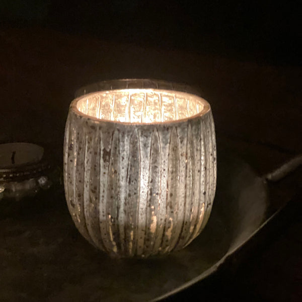 Windlicht schimmernd - DekoEule- Onlineshop für Landhausdeko, Deko Landhausstil, Farmhausdeko, Landhausstil Deko