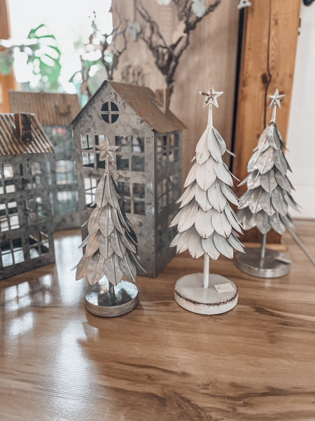 Tanne aus Metall - DekoEule- Onlineshop für Landhausdeko, Deko Landhausstil, Farmhausdeko, Landhausstil Deko