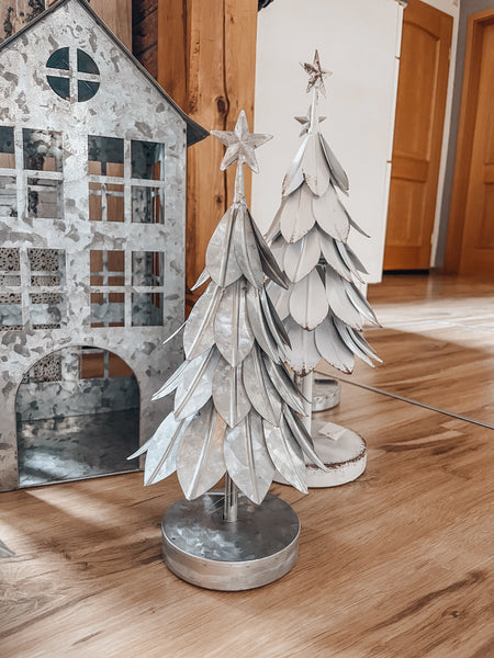 Tanne aus Metall - DekoEule- Onlineshop für Landhausdeko, Deko Landhausstil, Farmhausdeko, Landhausstil Deko