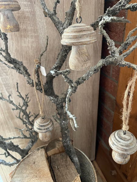 Holzpilz Klein - DekoEule- Onlineshop für Landhausdeko, Deko Landhausstil, Farmhausdeko, Landhausstil Deko