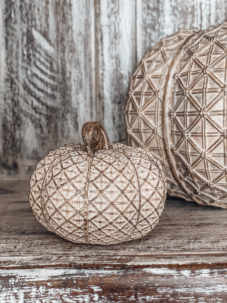 Kürbis Antique Latte Gold - DekoEule- Onlineshop für Landhausdeko, Deko Landhausstil, Farmhausdeko, Landhausstil Deko