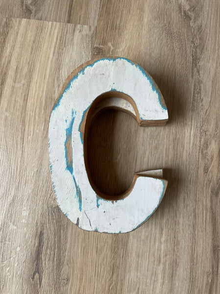 Holzbuchstaben - DekoEule- Onlineshop für Landhausdeko, Deko Landhausstil, Farmhausdeko, Landhausstil Deko