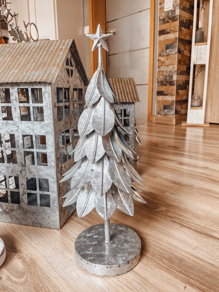 Tanne aus Metall - DekoEule- Onlineshop für Landhausdeko, Deko Landhausstil, Farmhausdeko, Landhausstil Deko