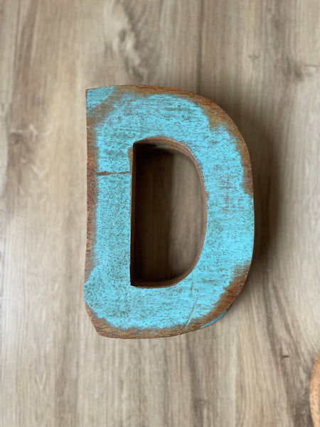 Holzbuchstaben - DekoEule- Onlineshop für Landhausdeko, Deko Landhausstil, Farmhausdeko, Landhausstil Deko