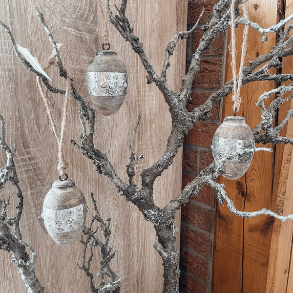 Holzanhänger Ei - DekoEule- Onlineshop für Landhausdeko, Deko Landhausstil, Farmhausdeko, Landhausstil Deko