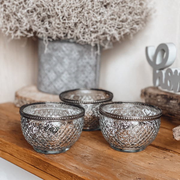 Windlicht Glas - DekoEule- Onlineshop für Landhausdeko, Deko Landhausstil, Farmhausdeko, Landhausstil Deko