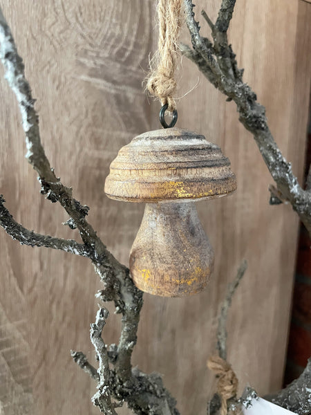 Holzpilz Klein - DekoEule- Onlineshop für Landhausdeko, Deko Landhausstil, Farmhausdeko, Landhausstil Deko