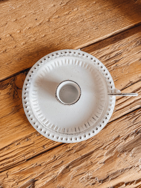 Kammerleuchter shabby chic - DekoEule- Onlineshop für Landhausdeko, Deko Landhausstil, Farmhausdeko, Landhausstil Deko