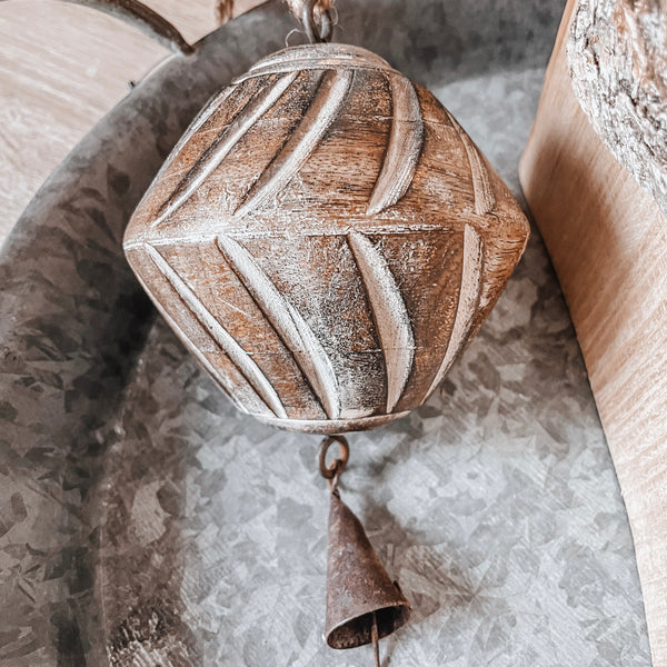 Holzanhänger Cube - DekoEule- Onlineshop für Landhausdeko, Deko Landhausstil, Farmhausdeko, Landhausstil Deko