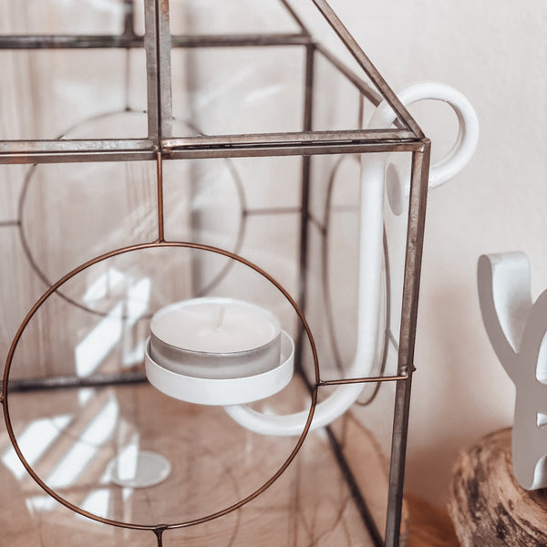 Kerzenhalter Teelicht - DekoEule- Onlineshop für Landhausdeko, Deko Landhausstil, Farmhausdeko, Landhausstil Deko