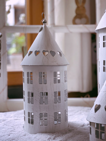 Laterne Vogelhaus - DekoEule- Onlineshop für Landhausdeko, Deko Landhausstil, Farmhausdeko, Landhausstil Deko