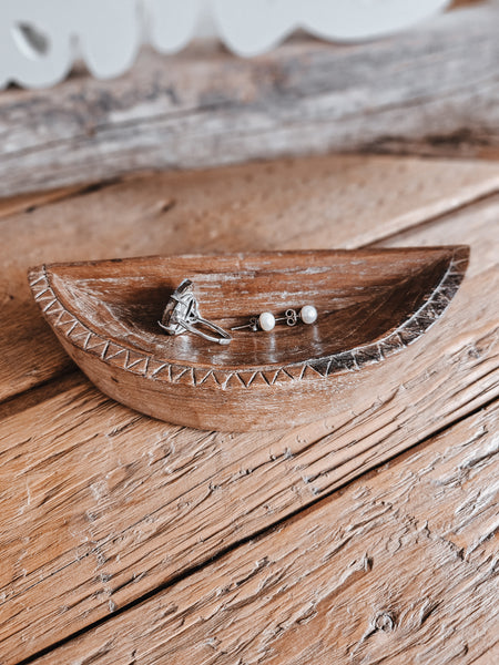 Holzschale - DekoEule- Onlineshop für Landhausdeko, Deko Landhausstil, Farmhausdeko, Landhausstil Deko