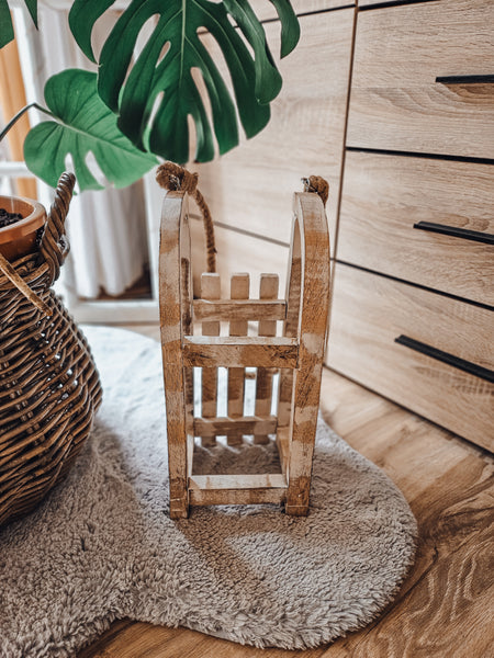 Schlitten shabby chic