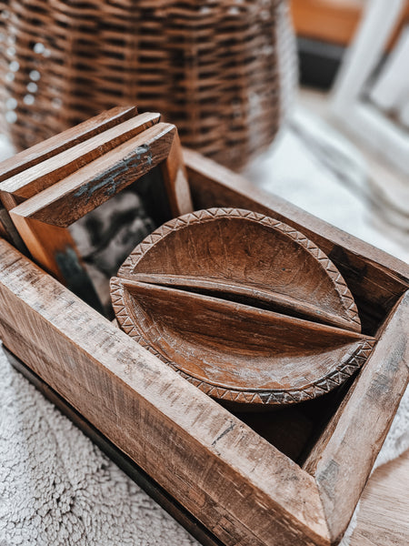 Holzschale - DekoEule- Onlineshop für Landhausdeko, Deko Landhausstil, Farmhausdeko, Landhausstil Deko