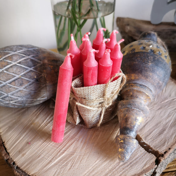 Baumkerze rot - DekoEule- Onlineshop für Landhausdeko, Deko Landhausstil, Farmhausdeko, Landhausstil Deko