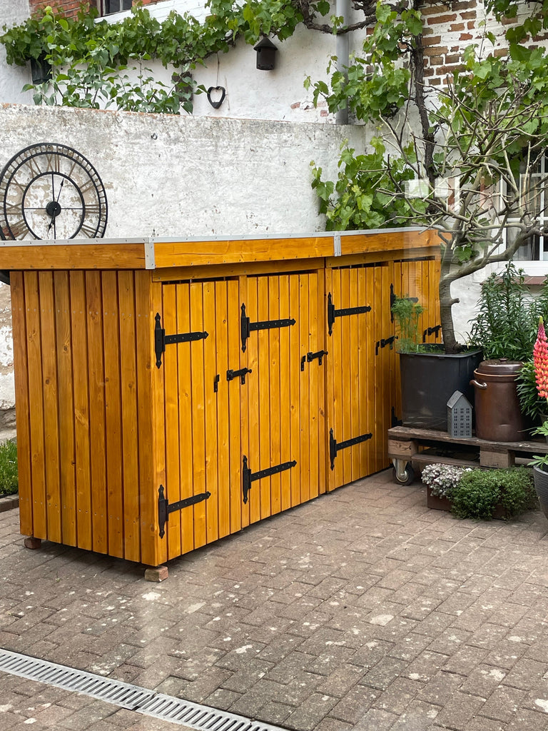 Mülltonnenverkleidung für Gartenumbau Teil 1