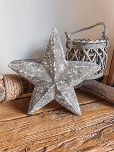 Stern Betonoptik - DekoEule- Onlineshop für Landhausdeko, Deko Landhausstil, Farmhausdeko, Landhausstil Deko