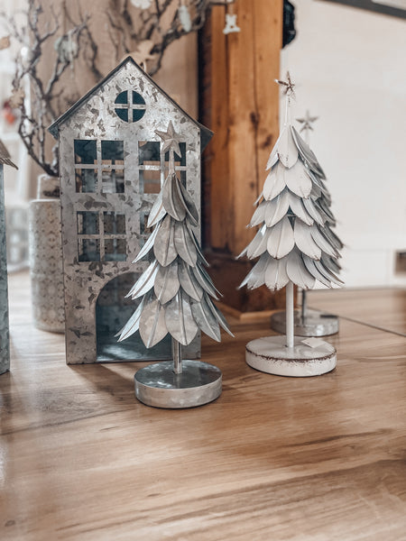 Tanne aus Metall - DekoEule- Onlineshop für Landhausdeko, Deko Landhausstil, Farmhausdeko, Landhausstil Deko