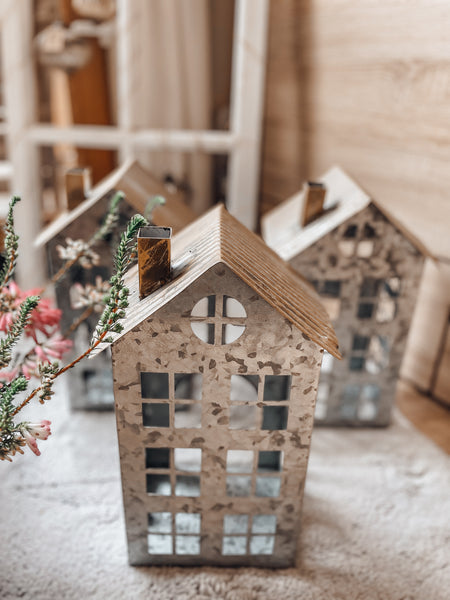 Metallhaus - DekoEule- Onlineshop für Landhausdeko, Deko Landhausstil, Farmhausdeko, Landhausstil Deko
