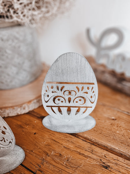 Ostereier mit Muster - DekoEule- Onlineshop für Landhausdeko, Deko Landhausstil, Farmhausdeko, Landhausstil Deko
