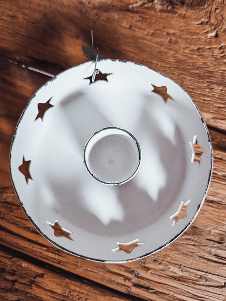 Kerzenhalter mit Sterne