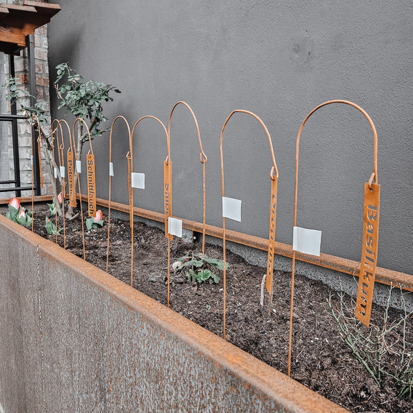Kräuterstecker Rost - DekoEule- Onlineshop für Landhausdeko, Deko Landhausstil, Farmhausdeko, Landhausstil Deko