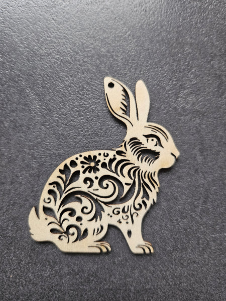 Holzanhänger Hase - DekoEule- Onlineshop für Landhausdeko, Deko Landhausstil, Farmhausdeko, Landhausstil Deko