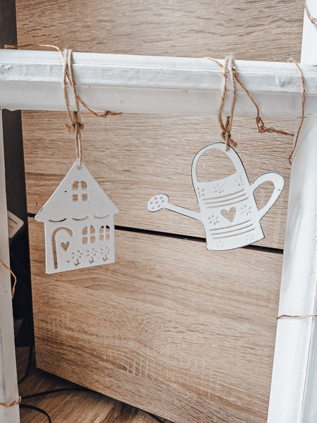Anhänger Gießkanne - DekoEule- Onlineshop für Landhausdeko, Deko Landhausstil, Farmhausdeko, Landhausstil Deko
