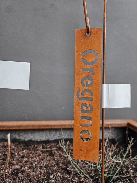Kräuterstecker Rost - DekoEule- Onlineshop für Landhausdeko, Deko Landhausstil, Farmhausdeko, Landhausstil Deko