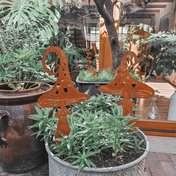 Gartenstecker Pilz - DekoEule- Onlineshop für Landhausdeko, Deko Landhausstil, Farmhausdeko, Landhausstil Deko
