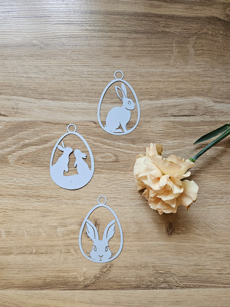 Papierschnitt Ostern grün - DekoEule- Onlineshop für Landhausdeko, Deko Landhausstil, Farmhausdeko, Landhausstil Deko