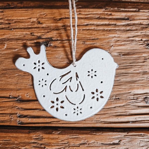 Anhänger Vogel - DekoEule- Onlineshop für Landhausdeko, Deko Landhausstil, Farmhausdeko, Landhausstil Deko