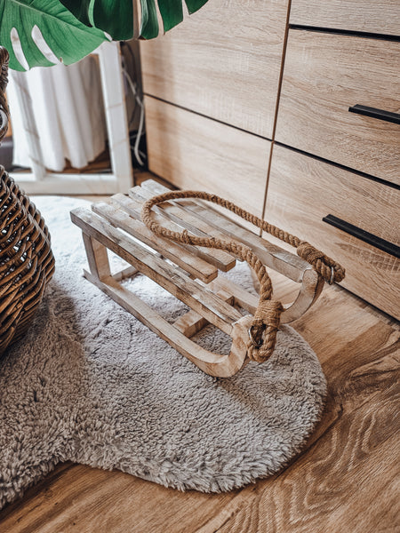 Schlitten shabby chic