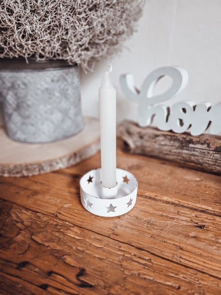 Kerzenhalter mit Sterne