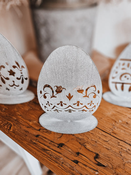 Ostereier mit Muster - DekoEule- Onlineshop für Landhausdeko, Deko Landhausstil, Farmhausdeko, Landhausstil Deko