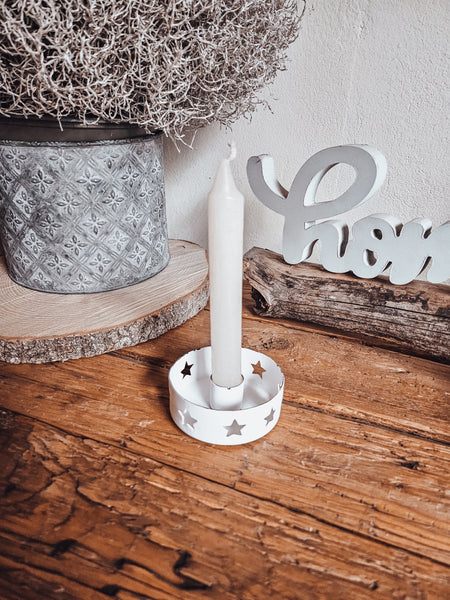 Kerzenhalter mit Sterne