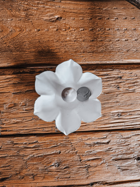 Kerzenhalter Blüte - DekoEule- Onlineshop für Landhausdeko, Deko Landhausstil, Farmhausdeko, Landhausstil Deko