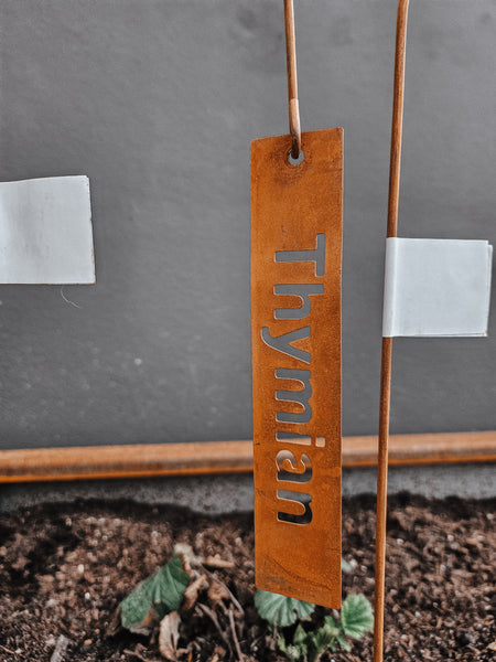 Kräuterstecker Rost - DekoEule- Onlineshop für Landhausdeko, Deko Landhausstil, Farmhausdeko, Landhausstil Deko