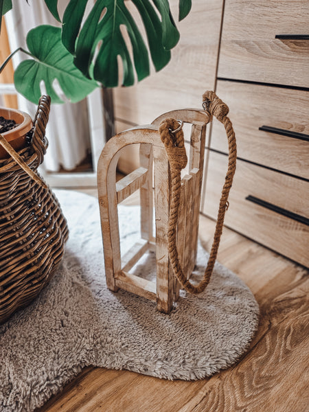 Schlitten shabby chic