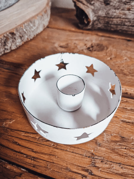 Kerzenhalter mit Sterne