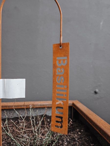 Kräuterstecker Rost - DekoEule- Onlineshop für Landhausdeko, Deko Landhausstil, Farmhausdeko, Landhausstil Deko