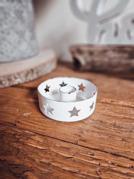 Kerzenhalter mit Sterne