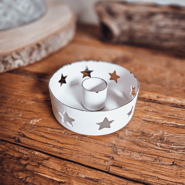 Kerzenhalter mit Sterne