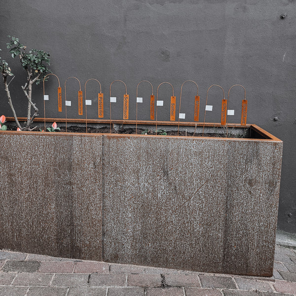 Kräuterstecker Rost - DekoEule- Onlineshop für Landhausdeko, Deko Landhausstil, Farmhausdeko, Landhausstil Deko